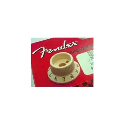 NEW - GENUINE FENDER S-1 SWITCH KNOB - AGED WHITE, 005-9267-030