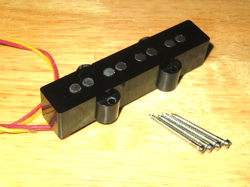 G&L 2024 USA BLACK VINTAGE ALNICO JAZZ BASS NECK PICKUP