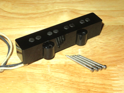 G&L 2024 USA BLACK VINTAGE ALNICO JAZZ BASS BRIDGE PICKUP