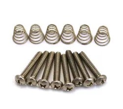 STAINLESS PICKUP/SWITCH SCREWS/SPRINGS FENDER STRATOCASTER/STRAT GS-0007-005