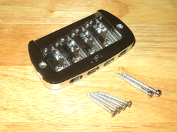 G&L 2024 USA CHROME SADDLE LOCK BASS BRIDGE