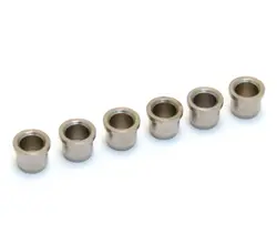 (6) FENDER AMERICAN SRS CHROME TELECASTER/TELE BODY STRING FERRULES 099-4917-000