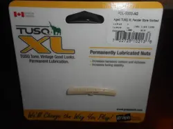 NEW - GRAPH TECH PQL-5000-AG FENDER STYLE SLOTTED GUITAR NUT - AGED TUSQ XL