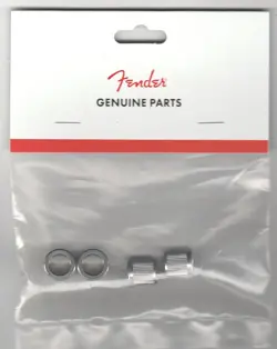 FENDER BASS THROUGH THE BODY FERRULES~AM DLX/STD/SERIES~SET OF 4~NICKEL~USA~NEW