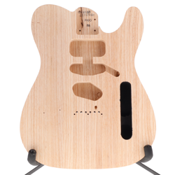 TELECASTER BODY UNFINISHED RAW ASH TELE BODY W/WOOD KNOT 4LB 7OZ