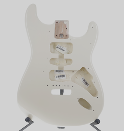 FENDER AMERICAN PRO II GT11 STRATOCASTER BODY OLYMPIC WHITE FINISH 4LB 9OZ