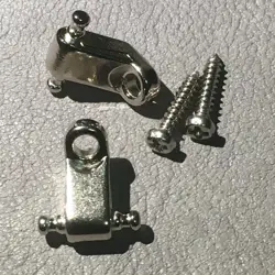 USA SELLER 2X CHROME GUITAR STRING TREE FOR FENDER STRAT TELE SQUIER VIBE