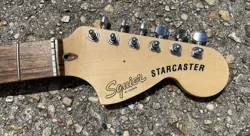 SQUIER STARCASTER NECK LOADED FENDER STRAT MAPLE LAUREL