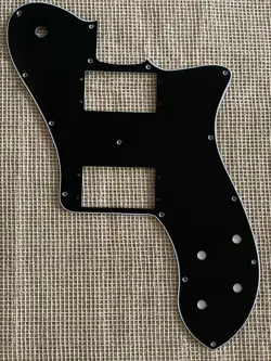 FOR FENDER US 72 TELECASTER DELUXE REISSUE GUITAR PICKGUARD,3 PLY BLACK