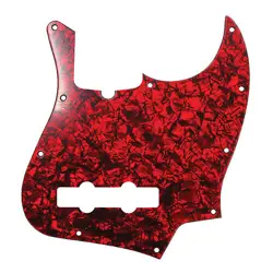 D'ANDREA PRO PEARL PICKGUARD FOR FENDER JAZZ/J-BASS - RED PEARL, DPP-JB-RDP
