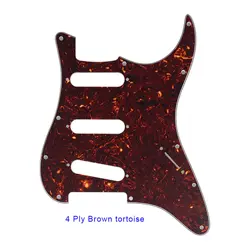 FOR US FENDER 72' STRAT GUITAR PICKGUARD NO CONTROL HOLE, BROWN TORTOISE