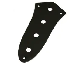 ALLPARTS BLACK FINISH CONTROL PLATE FOR FENDER USA JAZZ BASS AP-0640-003