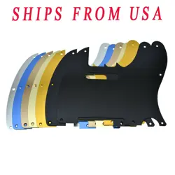 8-HOLE ALUMINUM ANODIZED TELE PICKGUARD FITS AMERICAN/MEXICAN FENDER TELE