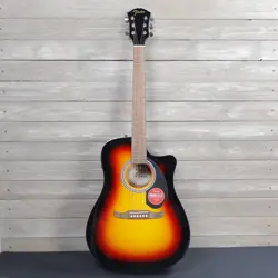 FENDER FA-125CE DREADNAUGHT ACOUSTIC ELECTRIC GUITAR AS IS