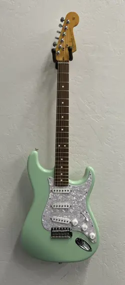CORY WONG FENDER AMERICAN PERFORMER STRAT, ROSEWOOD FRET, SATIN SURF GREEN