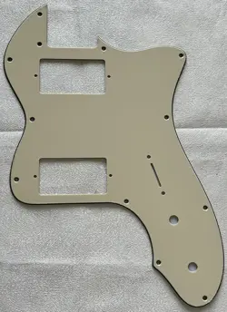 CUSTOM FOR FENDER TELECASTER '72 THINLINE PAF GUITAR PICKGUARD VINTAGE YELLOW