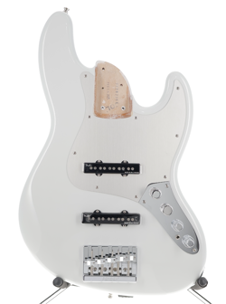 FENDER AMERICAN ULTRA II JAZZ BASS V BODY AVALANCHE WHITE FINISH FULLY LOADED!