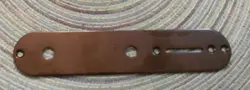 BLACK CONTROL PLATE FOR FENDER TELECASTER GUITAR