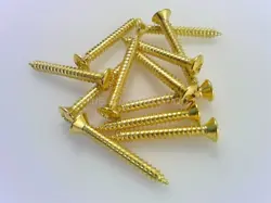 TRUE CUSTOM SHOP� GOLD BRIDGE MOUNTING SCREWS FOR FENDER JAZZ & P BASS 12PK