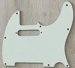FOR FENDER TELE 1962 STRATOCASTER PICKUP STYLE GUITAR PICKGUARD,3 PLY PARCHMENT