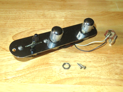 CHROME FENDER TELECASTER CONTROL POTS HARNESS