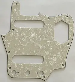 ELECTRIC GUITAR PICKGUARD FOR FENDER US CLASSIC PLAYER JAGUAR,IVORY WHITE PEARL