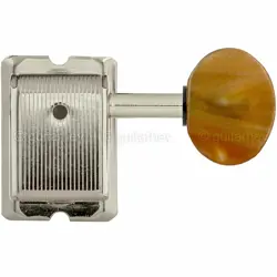 NEW GOTOH SD91-P5R 6-IN-LINE VINTAGE STYLE TUNERS FOR FENDER STRAT TELE - NICKEL