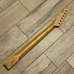 ROASTED MAPLE GUITAR NECK NITRO SATIN 22 FRET ROSEWOOD FOR FENDER TELECASTER