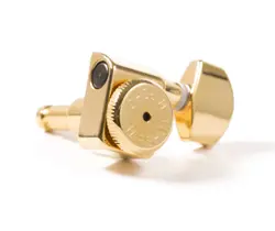 HIPSHOT FENDER DROP-IN UPGRADE DIRECTROFIT LOCKING 2-PIN TUNER KIT, GOLD NEW!