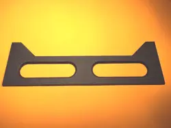 BACK PANEL FOR FENDER BLACKFACE BANDMASTER OR SHOWMAN AMP HEAD