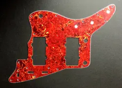 NEW JAZZMASTER PICKGUARD RED TORTOISE SHELL 4 PLY FOR USA STYLE GUITAR