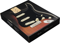 GENUINE FENDER PRE-WIRED TEXAS SPECIAL LOADED STRAT 11-HOLE BLACK PICKGUARD