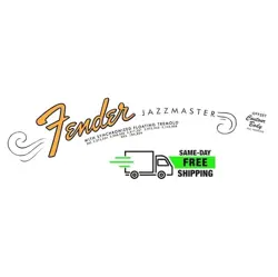 JAZZMASTER HEADSTOCK DECAL WATERSLIDE 60S GUITARS NEW MADE IN USA NON-METALLIC