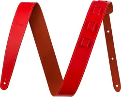 099-0642-109 GENUINE FENDER ESSENTIALS LEATHER STRAP, RED 2