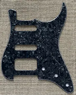 FOR 4-PLY FENDER 11 SCREW STRATOCASTER START HSS GUITAR PICKGUARD,BLACK PEARL