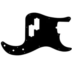 PICKGUARD FENDER AMERICAN STANDARD PRECISION P BASS BLK/PARCH/BLK