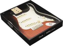 GENUINE FENDER PRE-WIRED TEX-MEX LOADED STRAT 11-HOLE PARCHMENT PICKGUARD