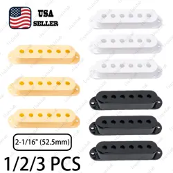 1/2/3 X PLASTIC SINGLE COIL PICKUP COVERS 2-1/16