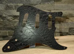 CUSTOM REPTILE TEXTURED PICKGUARD - FENDER STRATOCASTER - USA - SSS, HSS, HXH