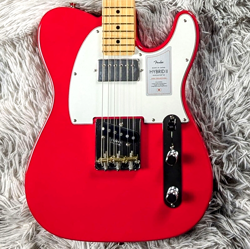 FENDER MADE IN JAPAN 2024 COLLECTION HYBRID II TELECASTER SH MODENA RED NEW