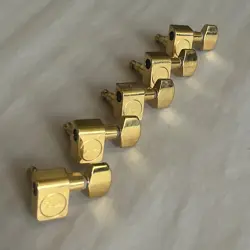 GENUINE FENDER AMERICAN STANDARD STRAT/TELE GOLD 6-IN-LINE TUNING MACHINES