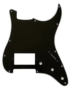 3 PLY BLACK START STANDARD SINGLE HUMBUCKER FOR FENDER GUITAR PICKGUARD