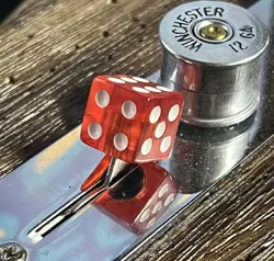 KINNATONE RED DICE STRAT OR TELE SWITCH TIP BLADE STYLE FOR FENDER, PRS OTHERS