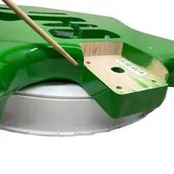 GUITAR BODY GREEN