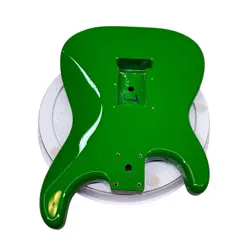 GENUINE FENDER SQUIER STRAT STRATOCASTER GUITAR BODY GREEN PROJECT PARTS 2024