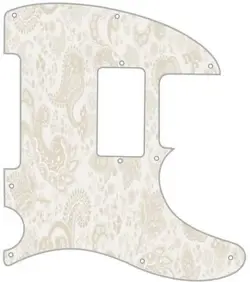 PICKGUARD TO FIT FENDER TELECASTER GUITAR 8 HOLE HUMBUCKER PAISLEY AW