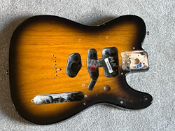 2003 FENDER AMERICAN TELECASTER GUITAR BODY SUNBURST 5 LB 5 OZ