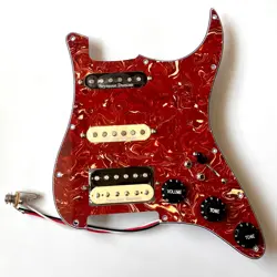 GUITAR PREWIRED PICKGUARD SET SSH ALNICO 5 PICKUPS FOR FENDER STRATOCASTER
