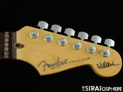 USED USA FENDER JEFF BECK STRAT NECK W/ LOCKING TUNERS, LSR ROSEWOOD