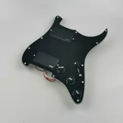PREWIRED LOADED GUITAR PICKGUARD SET HH HUMBUCKER ACTIVE PICKUPS FOR FENDER ST